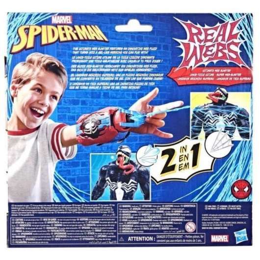 Spielzeug-Handschuh-Blaster Spider-Man Real Webs 2-in-1
