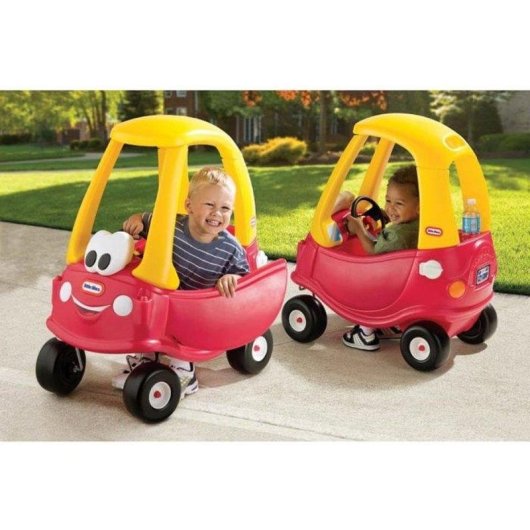 Coche de Empuje Infantil Little Tikes Cozy Coupe 2 en 1 con Parasol y Claxon