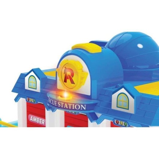 Garage Playset Silverlit Robocar Poli HQ Le QG avec ascenseur