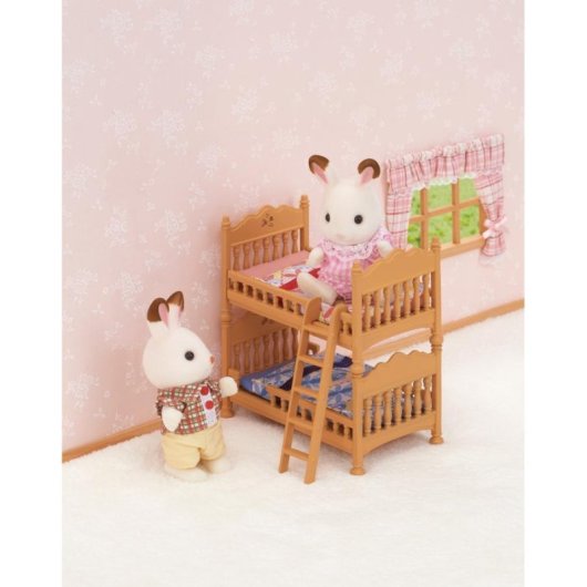 Jeu Sylvanian Families 5338 Chambre enfant avec lits et bureau
