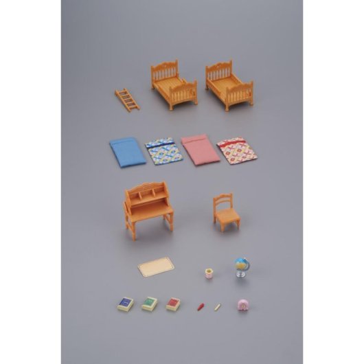 Jeu Sylvanian Families 5338 Chambre enfant avec lits et bureau