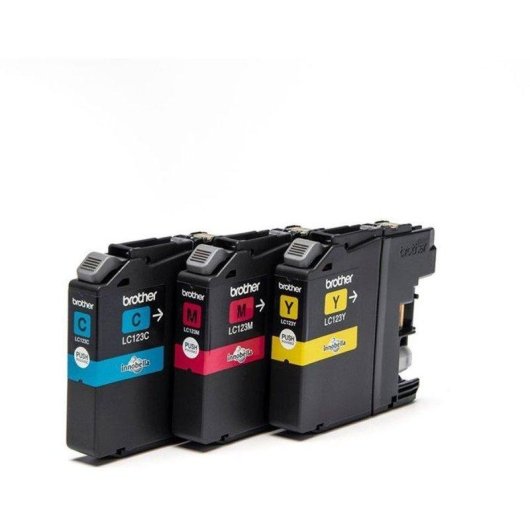 Cartuchos de tinta Brother LC123RBWBP Pack Multicolor CMY Pigmentado