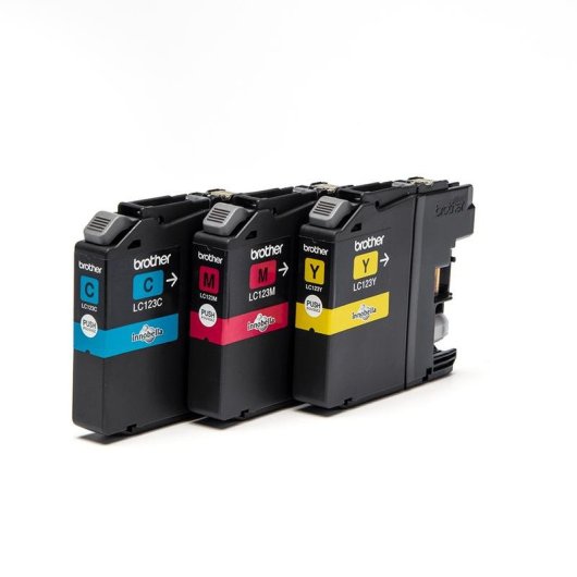 Cartuchos de tinta Brother LC123RBWBP Pack Multicolor CMY Pigmentado