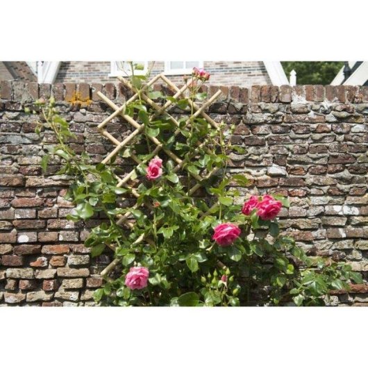 Enrejado Nature extensible de bambú 45 x 180 cm natural
