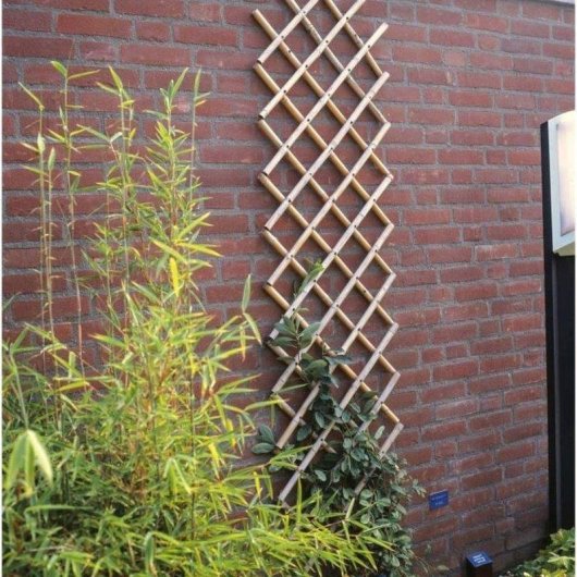 Enrejado Nature extensible de bambú 45 x 180 cm natural
