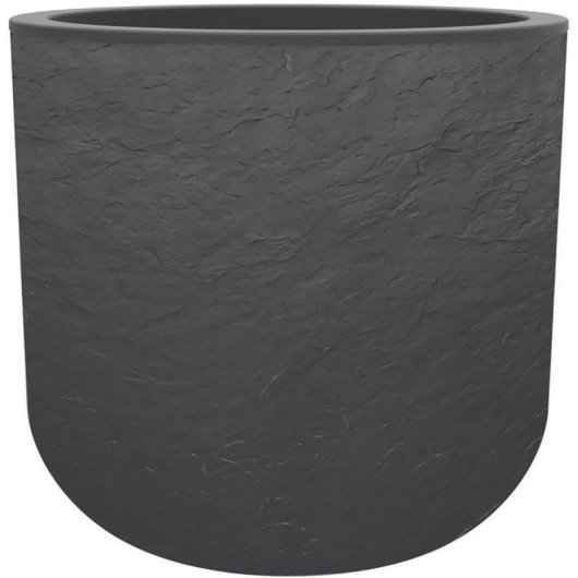 Pot rond EDA Volcania UP Anthracite diametre 50 cm