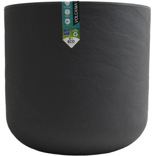 Pot rond EDA Volcania UP Anthracite diametre 50 cm