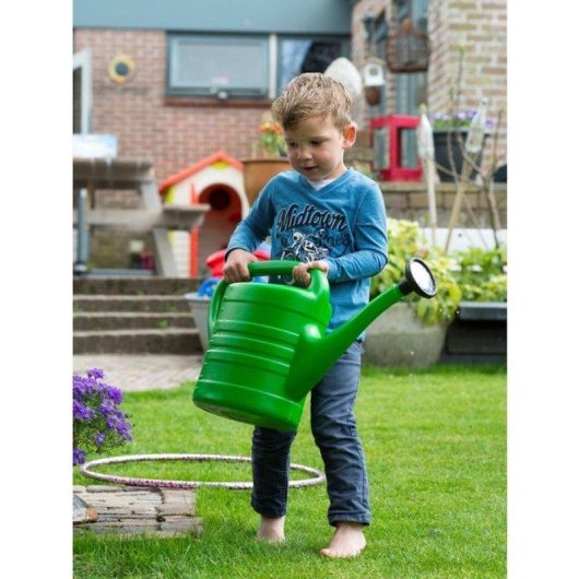 Regadera Jardín Nature 14 L Verde Anti-UV con Cabezal de Ducha