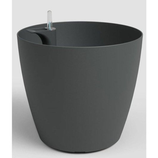Pot de fleurs Artevasi San Remo Mate autorrégulation 25L gris anthracite
