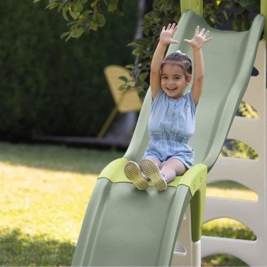 Toboggan exterieur 2 en 1 Smoby Life Triple Ondes