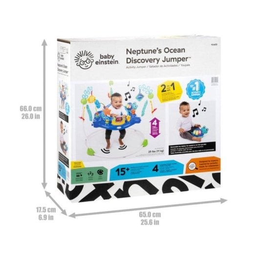 Saltador-Andador Baby Einstein Neptune Ocean Discovery 360 degree