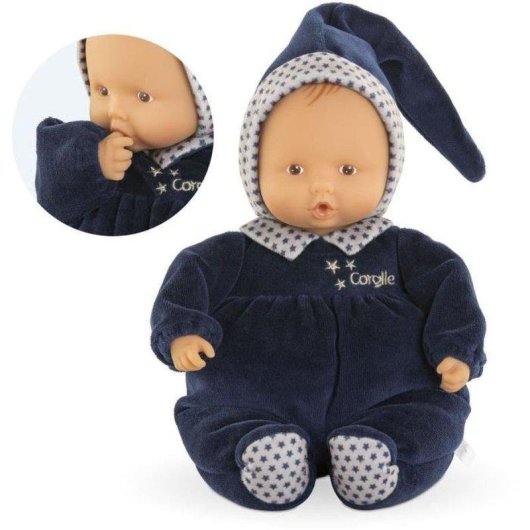 Muñeca de peluche Corolle Babipouce Marine aroma a vainilla 28 cm