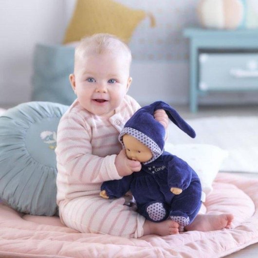 Muñeca de peluche Corolle Babipouce Marine aroma a vainilla 28 cm