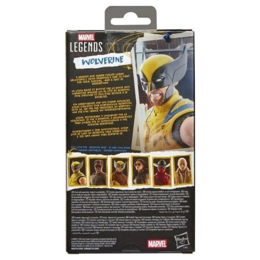 Figura d'azione Hasbro Marvel Legends Wolverine Deadpool e Wolverine 15 cm articolata