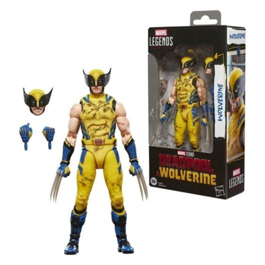 Figura d'azione Hasbro Marvel Legends Wolverine Deadpool e Wolverine 15 cm articolata