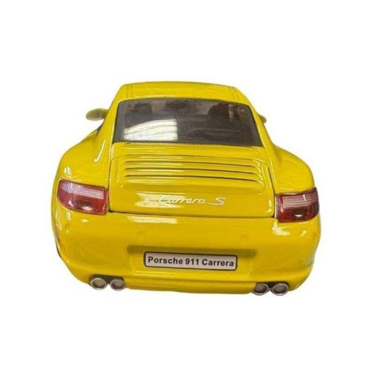 Modelo em escala Caravan Porsche 911 Carrera S Coupé Amarelo 1:24