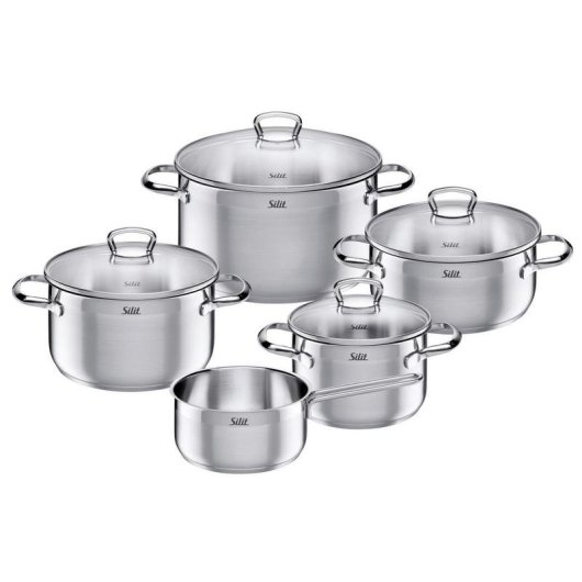Ensemble Silit Toskana 5 pièces inox induction