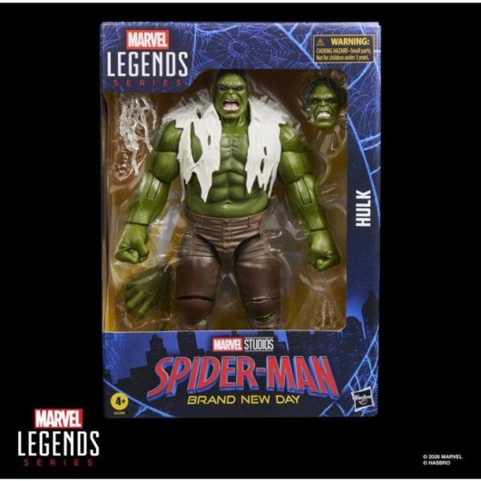 Figura de acción Hasbro Marvel Legends Hulk Spider-Man Brand New Day 15 cm Articulada