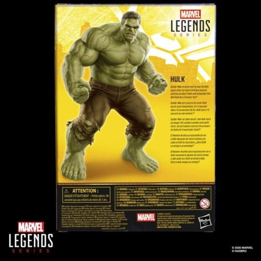 Figura de acción Hasbro Marvel Legends Hulk Spider-Man Brand New Day 15 cm Articulada