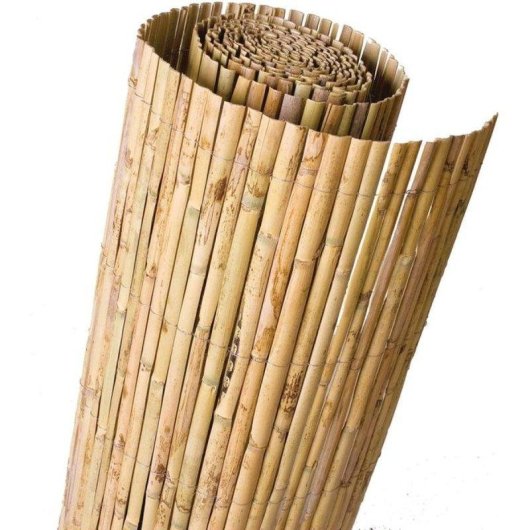 Valla de privacidad Nature caña natural 3 x 1 m beige