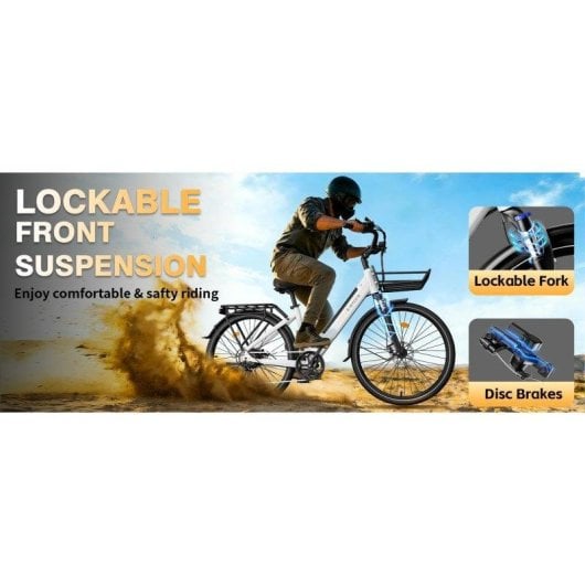Velo electrique E-Bycco V1 Moteur 500 W Batterie 36 V 15,6 Ah