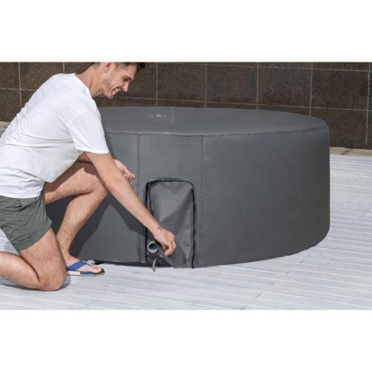 Copertura Termica Bestway EnergySense DuraPlus Impermeabile 216 x 80 cm Grigia