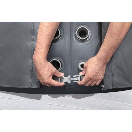 Copertura Termica Bestway EnergySense DuraPlus Impermeabile 216 x 80 cm Grigia