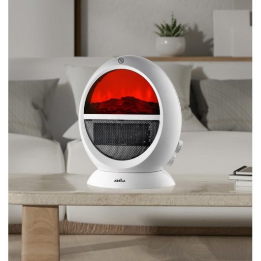 Calefactor Termoventilador Fabrilamp Mongol 2000W con efecto llama