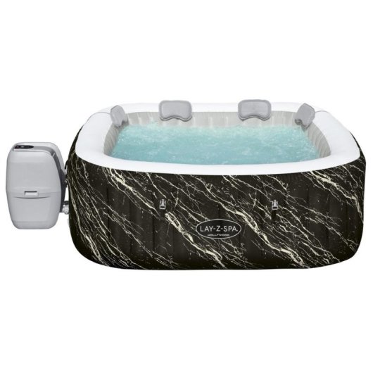 Spa gonflable Bestway Lay-Z-Spa Hollywood Luxe AirJet carre 4-6 personnes