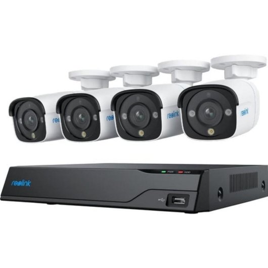 Câmara de vigilância Reolink NVS8-8MB4 4K Visão Noturna Interior e Exterior Áudio Bidirecional