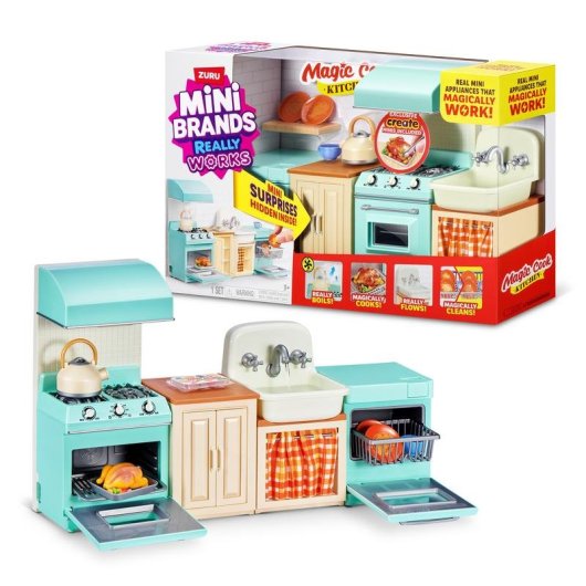 Juego de cocina ZURU Mini Brands 77858 Multicolor para 8 años