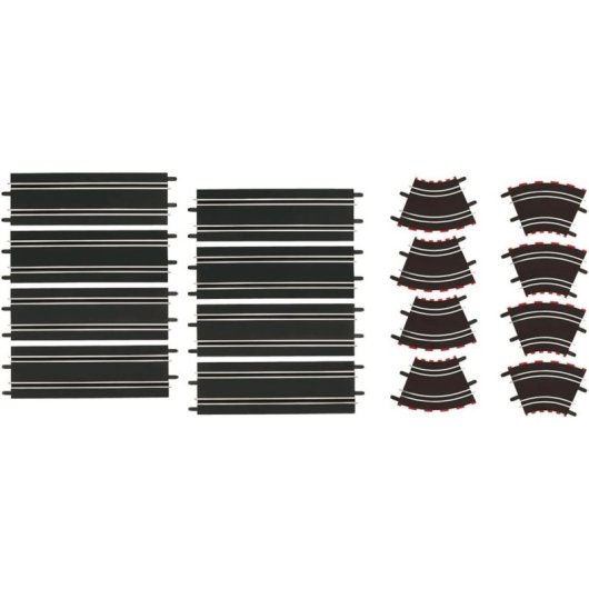 Set d extension Carrera 3 avec troncons eleves et courbes dynamiques