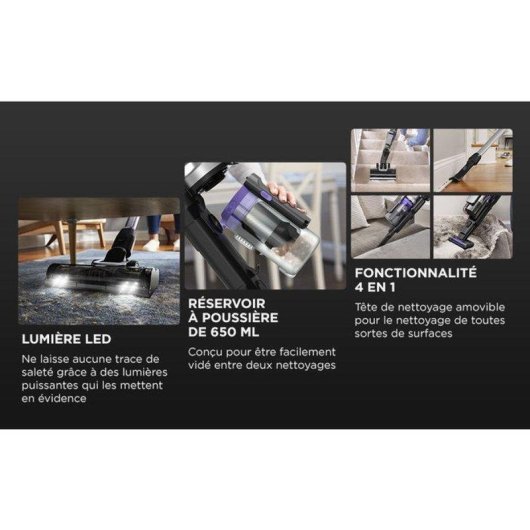 Aspirateur sans Fil Black+Decker Powerseries Premier 18V 55 min Anti-emmêlement Animaux