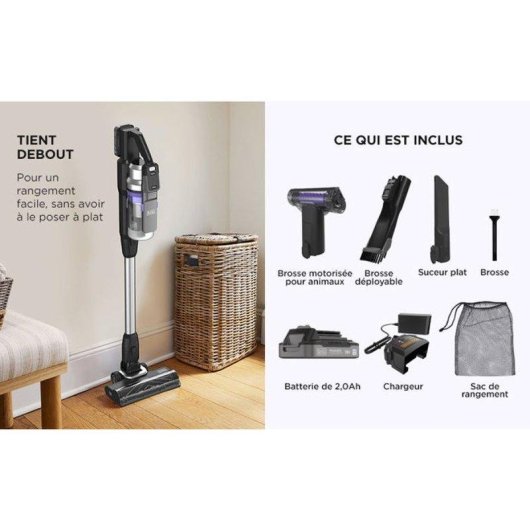 Aspirateur sans Fil Black+Decker Powerseries Premier 18V 55 min Anti-emmêlement Animaux
