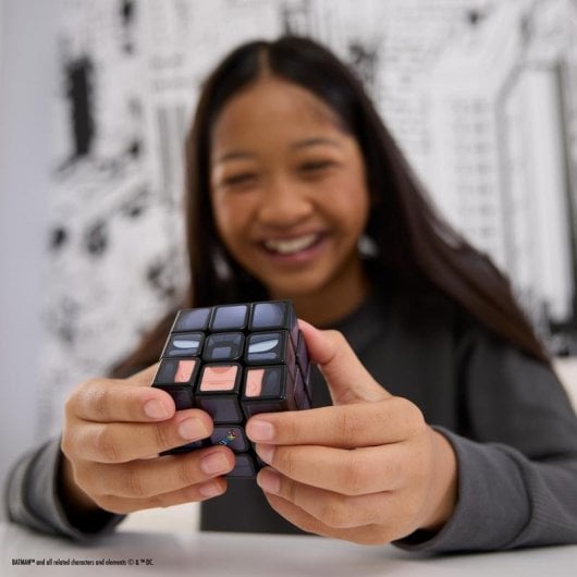 Cubo Rubik 3x3 Spin Master Batman avec Oreilles et Support