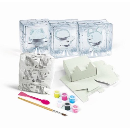 Kit de moldeo y pintura Clementoni Gabby's Dollhouse 3 figuras temáticas +7 años