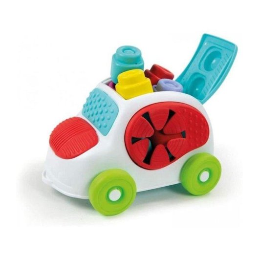 Brinquedo Clementoni Clemmy Carro Sensorial 8 Blocos Laváveis