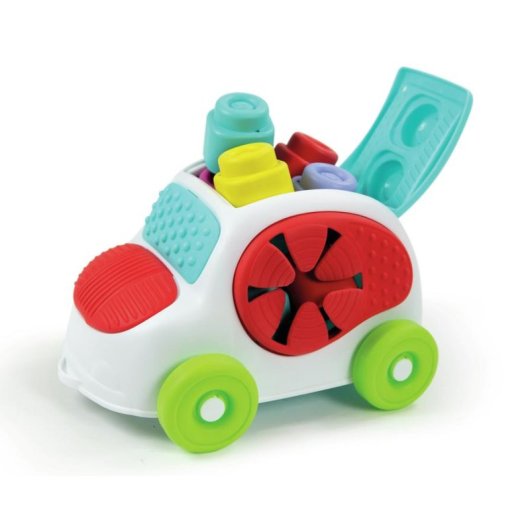 Brinquedo Clementoni Clemmy Carro Sensorial 8 Blocos Laváveis
