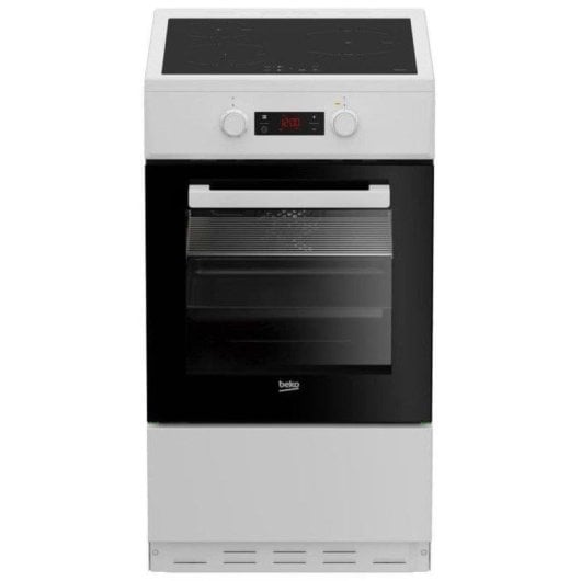 Cuisinière Beko FSM58301WC Induction 3 Zones Four Multifonction 60 L