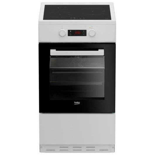 Cuisinière Beko FSM58301WC Induction 3 Zones Four Multifonction 60 L