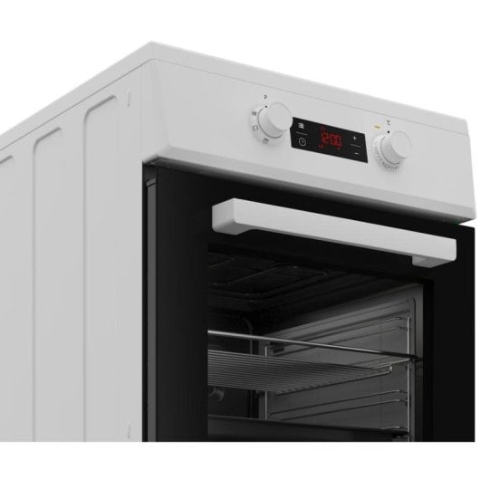 Cuisinière Beko FSM58301WC Induction 3 Zones Four Multifonction 60 L