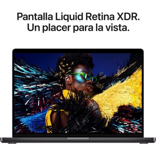 Apple MacBook Pro 16" Apple M5 Pro CPU de 18 núcleos 24GB 4TB SSD Apple GPU 20 Núcleos macOS Negro Espacial Vidrio nanotexturizado + Cargador 140W