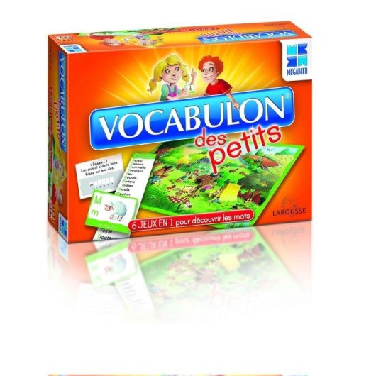 Gioco Educativo Megableu Vocabulon dei Piccoli 6 in 1 120 Carte