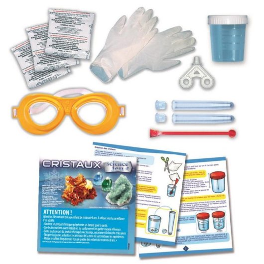 Kit de Ciência Clementoni Create Your Crystals - Cultive Cristais