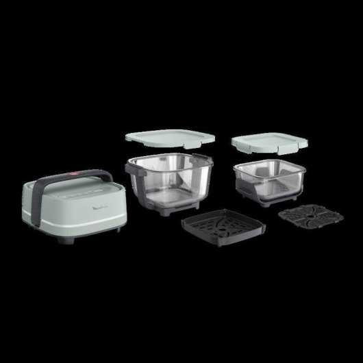Airfryer Moulinex Crisp & Go 3,8 L 1700 W Glas Stapelbaar