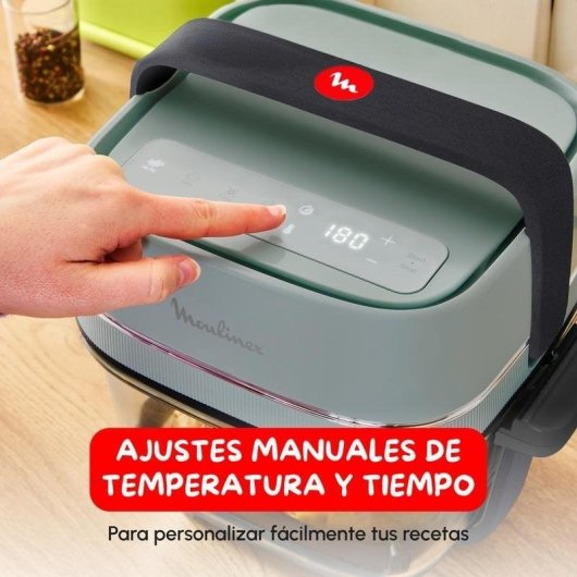Airfryer Moulinex Crisp & Go 3,8 L 1700 W Glas Stapelbaar
