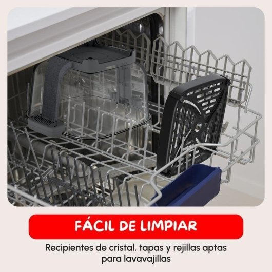 Airfryer Moulinex Crisp & Go 3,8 L 1700 W Glas Stapelbaar