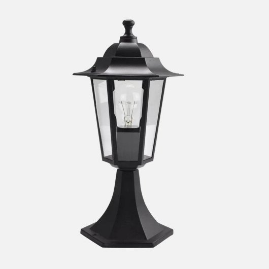 Buitenlamp FABRILAMP Auriga Aluminium Zwart IP44 E27 38x19x19 cm