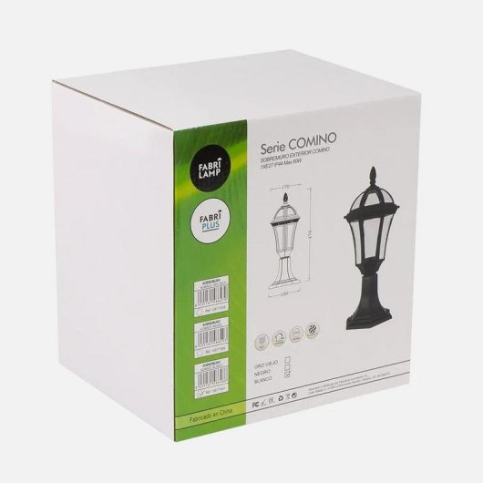 Sobremuro de exterior FABRILAMP COMINO Oro viejo