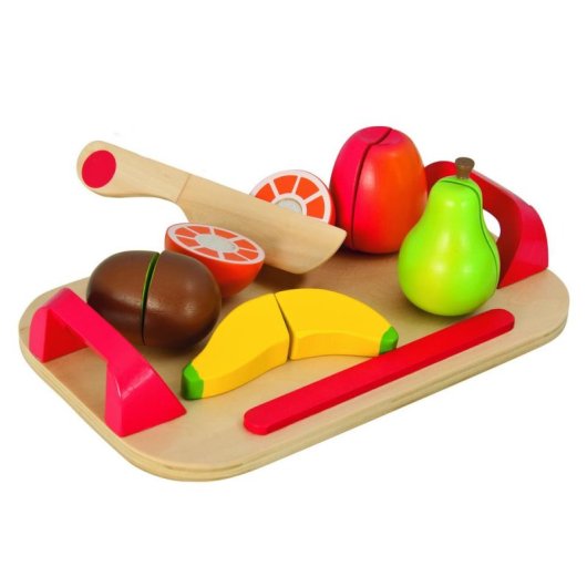 Planche à découper fruits en bois EICHHORN Jeu cuisine enfant
